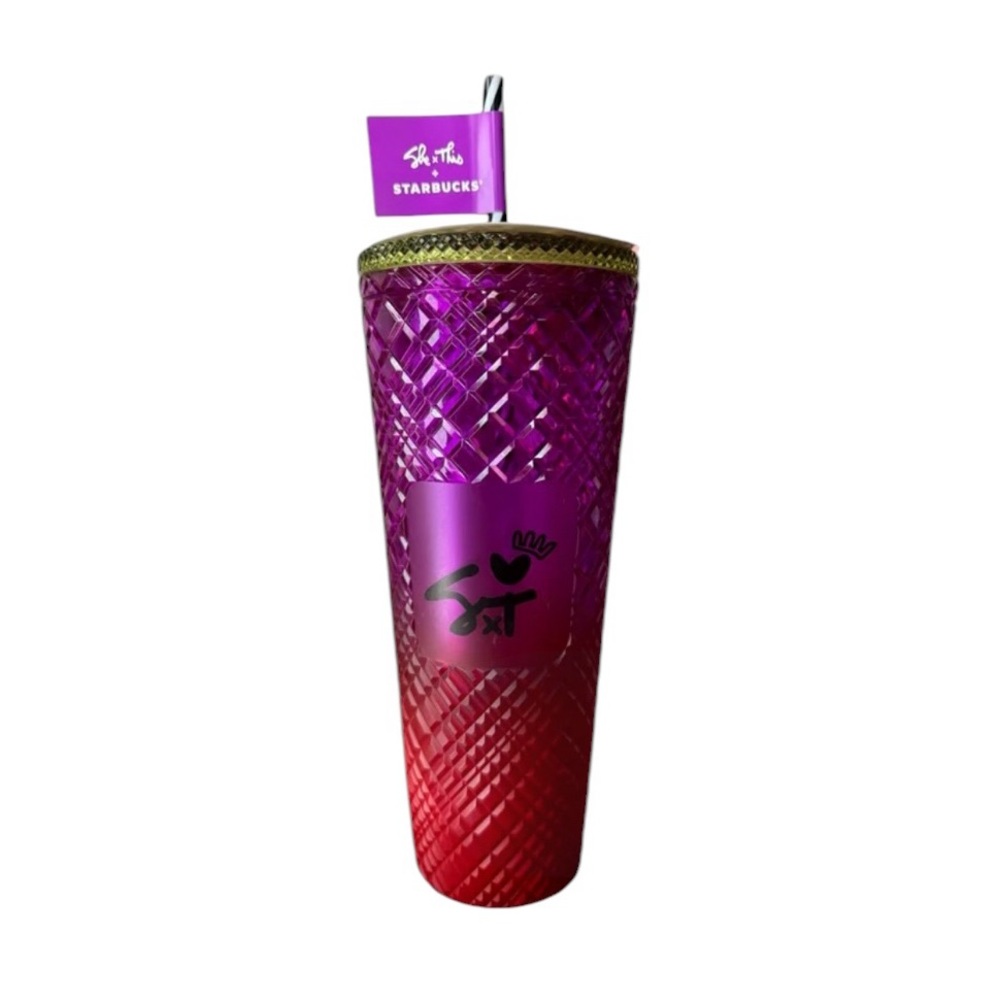 NWT Starbucks X Shae Anthony 2024 Gemstone Jewel Gradient Ombré Venti Tumbler - Picture 8 of 16